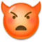 Angry Face With Horns emoji on LG
